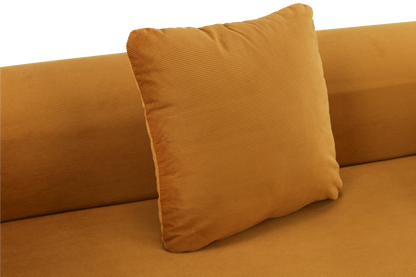 MILO Pude 45 × 45 cm – Sennepsgul